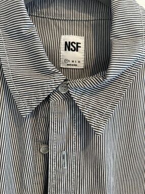 NSF Overside Black and White Shirt